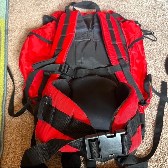 Vintage Marlboro Hiking‎ Backpack Bag +  Attachable Small Backpack - Picture 3 of 10